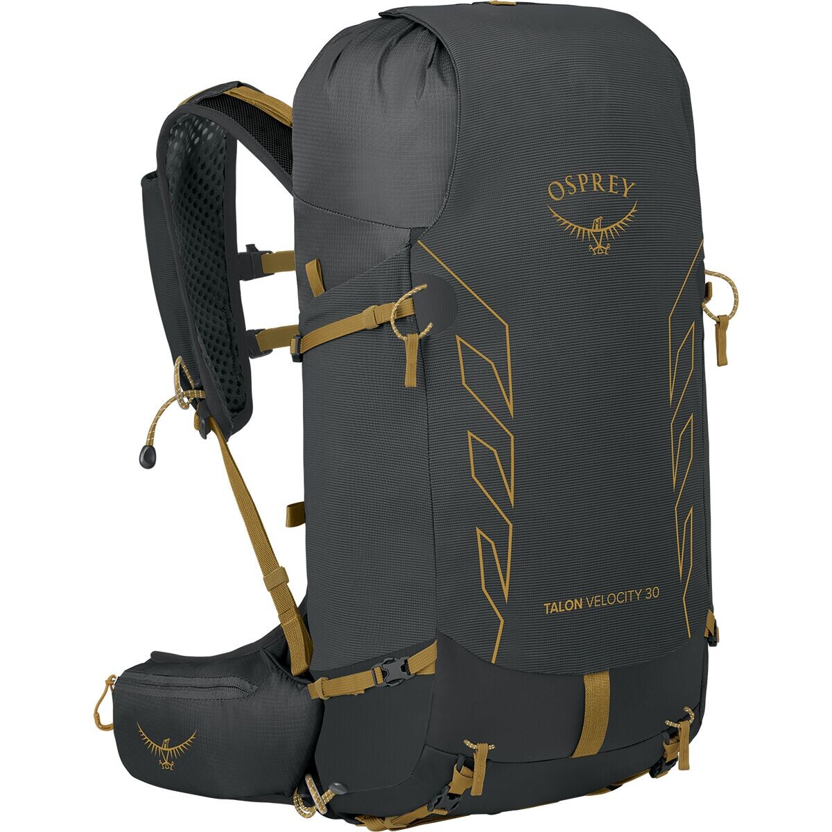 

Рюкзак talon velocity 30 л Osprey Packs, цвет dark charcoal/tumbleweed yellow