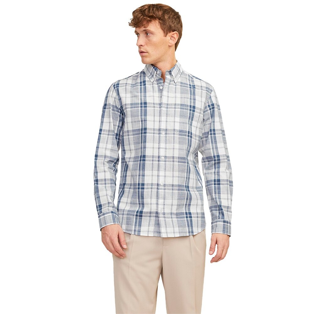 

Рубашка с длинным рукавом Jack & Jones Lubrook Slub Check, Разноцветный