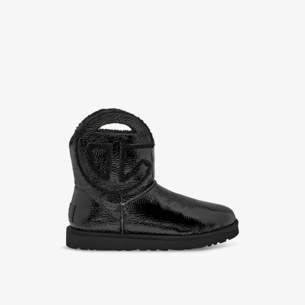 Ботильоны из мятой кожи UGG x Telfar Ugg, черный