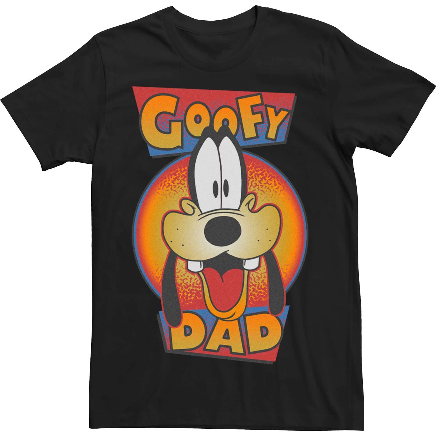 Мужская футболка Disney A Goofy Movie Goofy Dad, Black Licensed Character, черный