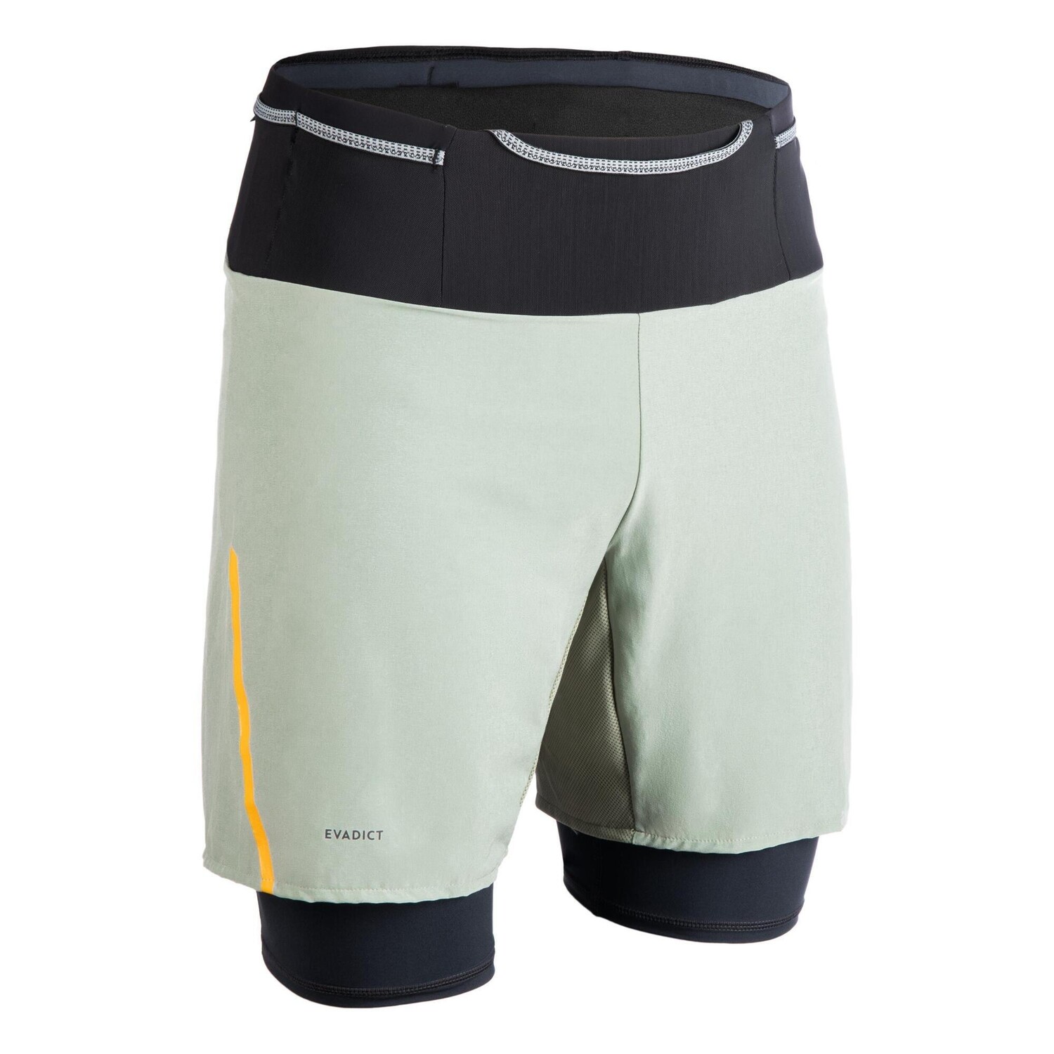

Узкие шорты для трейлраннинга Decathlon Comfort Evadict, зеленый