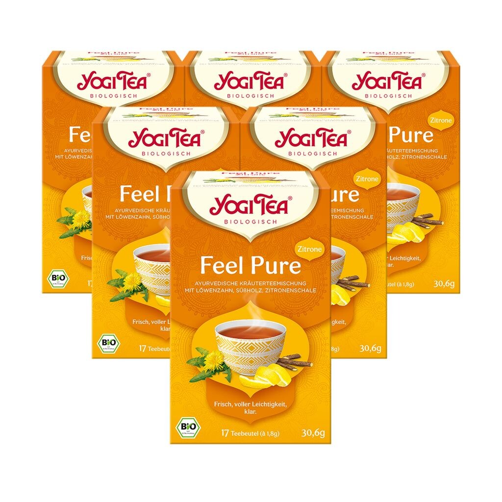 

6 ЧАЙ xYOGI Feel Pure Lemon | 6 х 30,6 г Yogi Tea