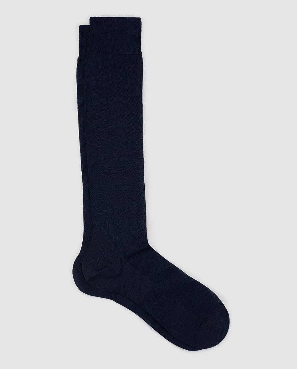 Мужские высокие носки ZD ZD, темно-синий