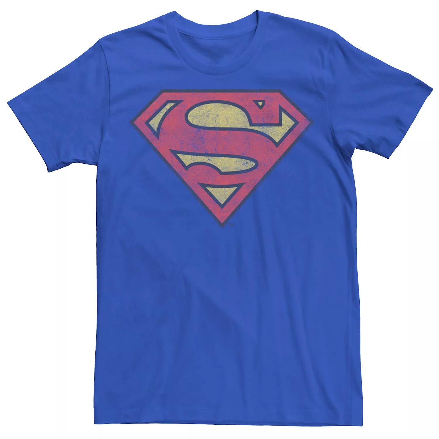 Мужская футболка с логотипом Superman Vintage Shield DC Comics носки dc comics pixel – cyborg белые