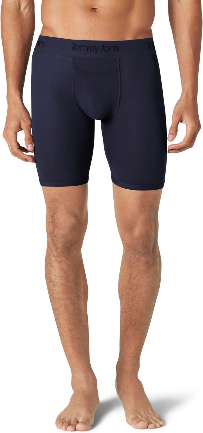 

Трусы-боксеры Second Skin 8 дюймов Tommy John, цвет Dress Blues
