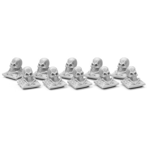 

Миниатюра Reaper Bones: Graveyard Finial - Skulls (10)