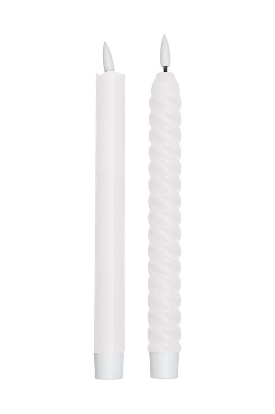 Светодиодные свечи, упаковка из 2 шт. Design Letters, белый свеча светодиодная сердечки