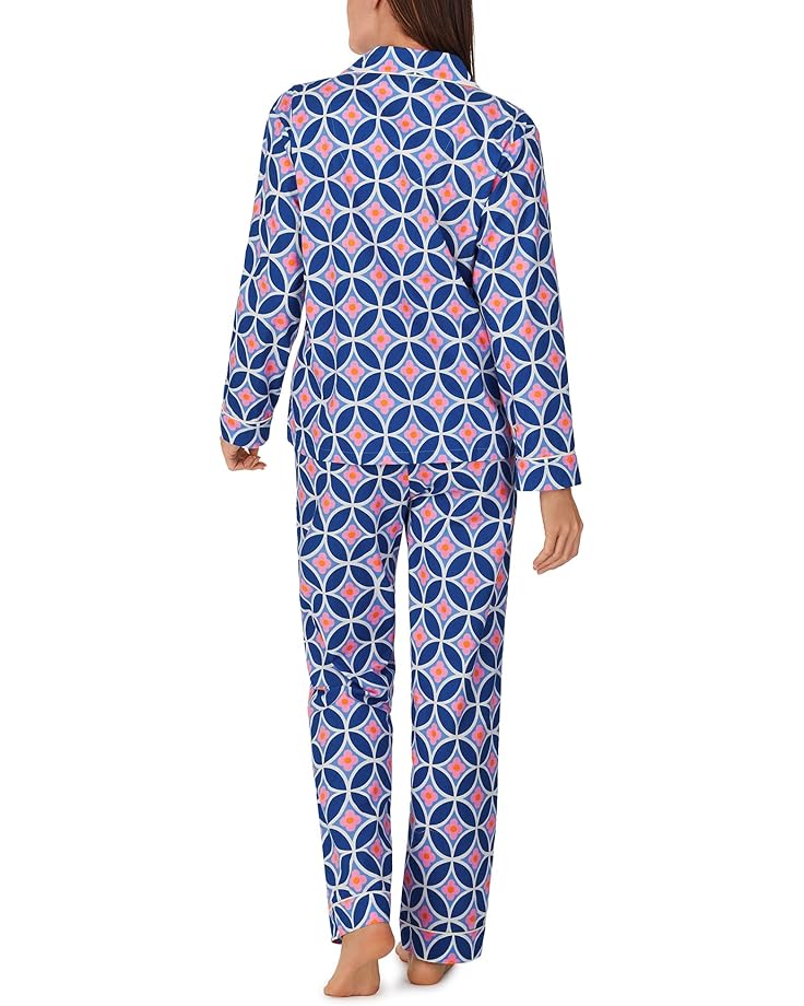 Пижамный комплект Bedhead PJs Trina Turk x Bedhead Long Sleeve Classic PJ Set, цвет Geo Flower