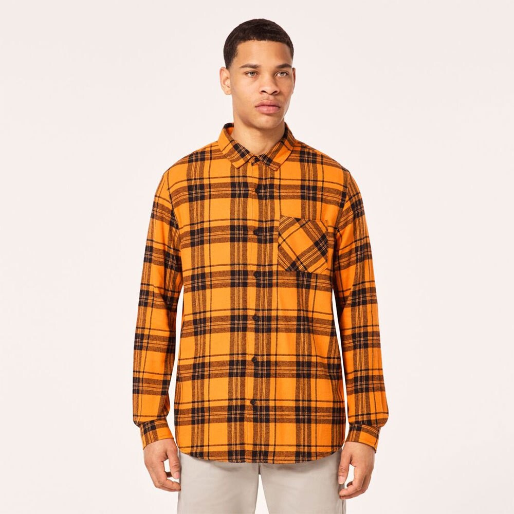 

Рубашка с длинным рукавом Oakley Podium Plaid Flannel, оранжевый