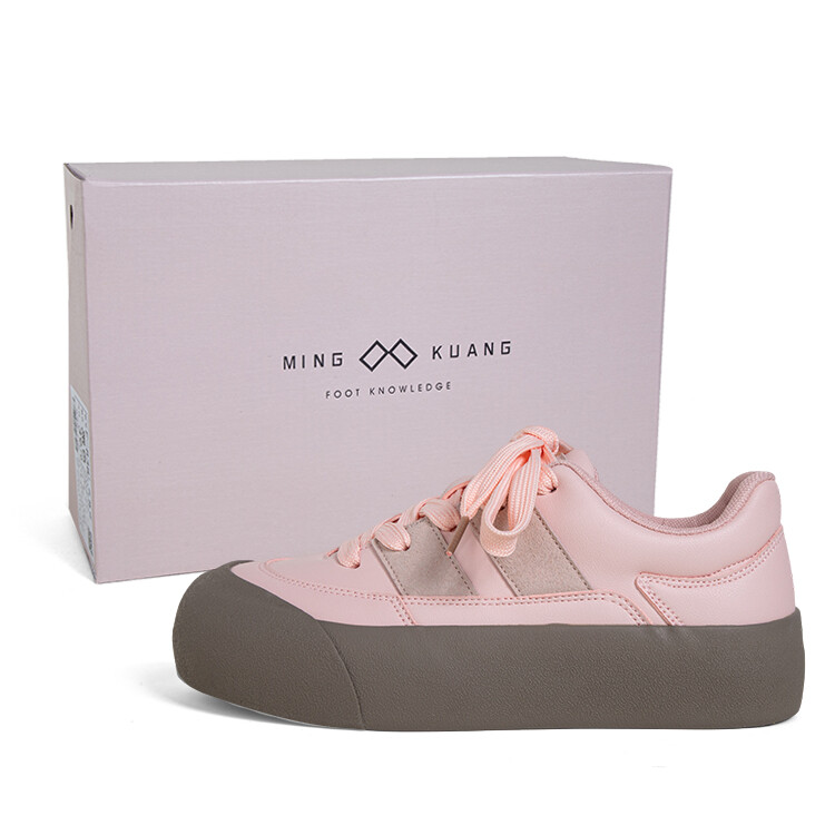 

Кроссовки MINGKUANG Skateboarding Shoes Women's Low-top, коричневый
