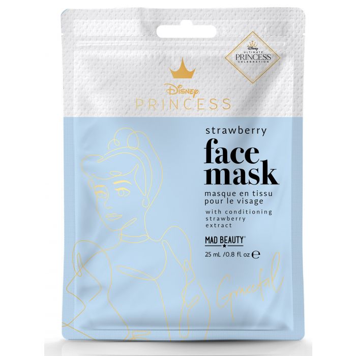 Маска для лица Princess Mascarilla Facial Cenicienta Mad Beauty, 25 ml маска для лица mascarilla facial mandalorian mad beauty 25 ml