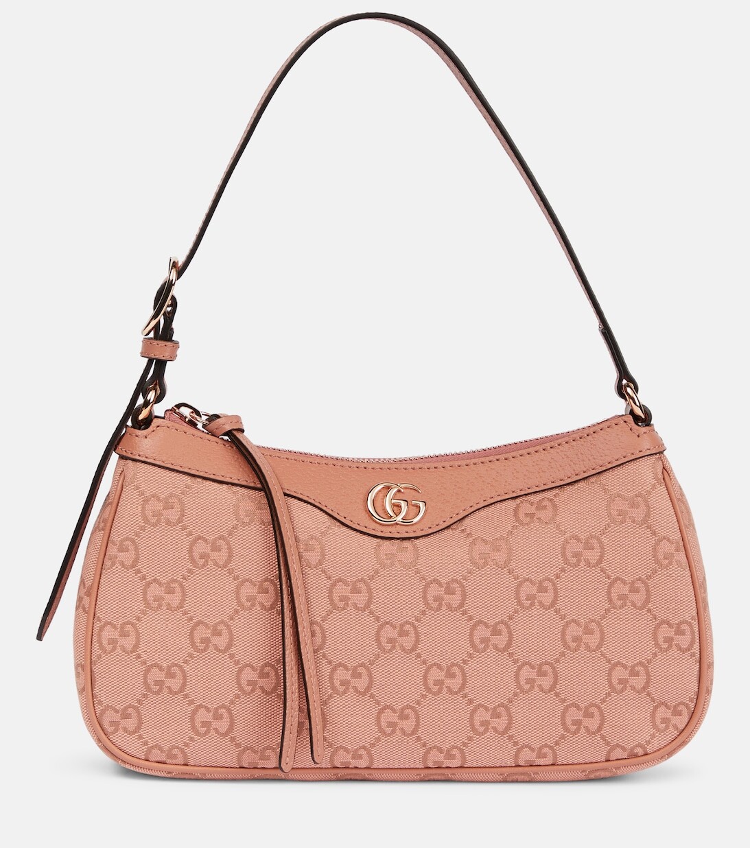 

Маленькая сумка через плечо Ophidia с узором GG Gucci, розовый