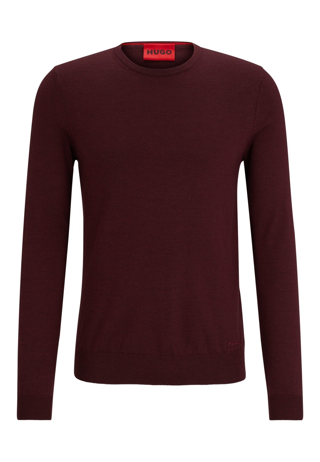 

Свитер HUGO SAN CEDRIC-M1 Regular Fit, темно-красный