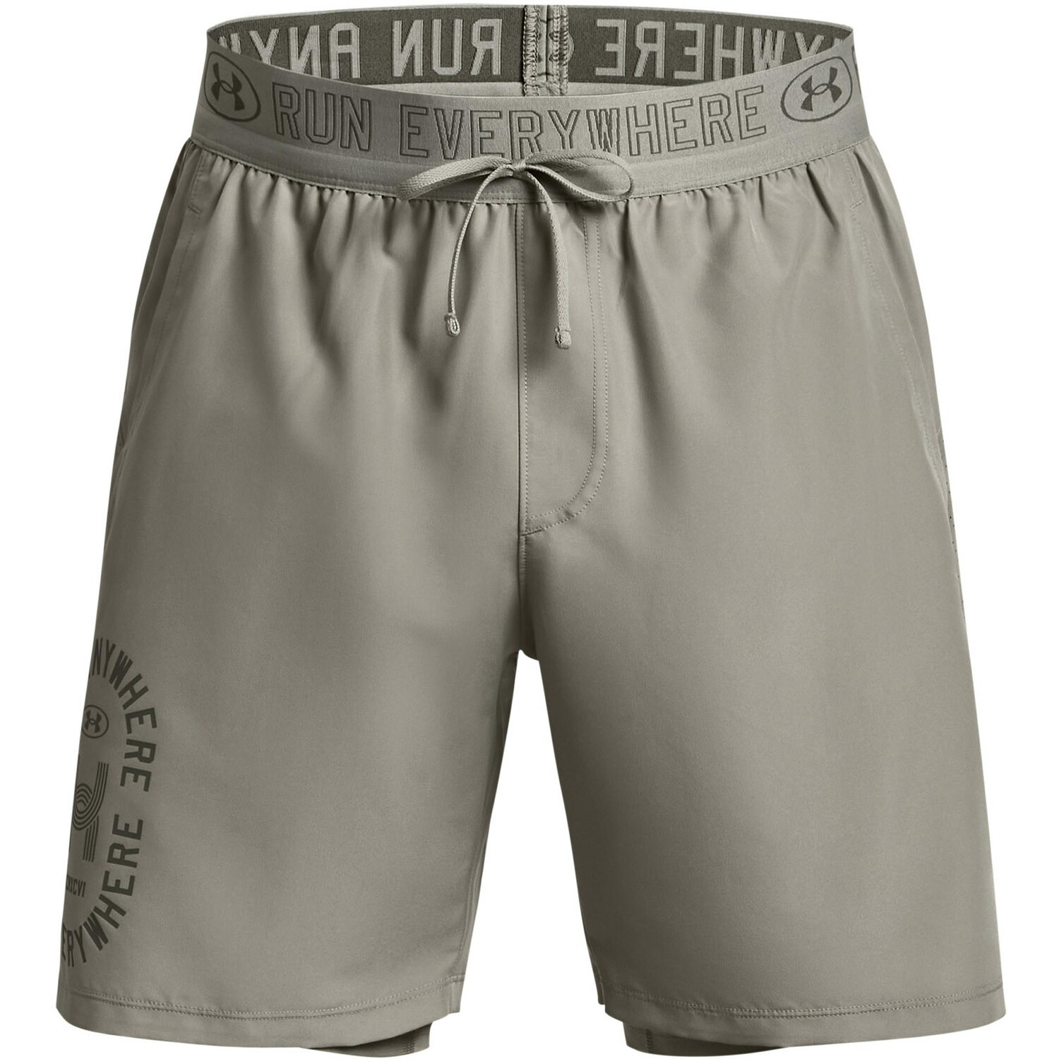 

Шорты Under Armour RUN EVERYWHERE, цвет grove green