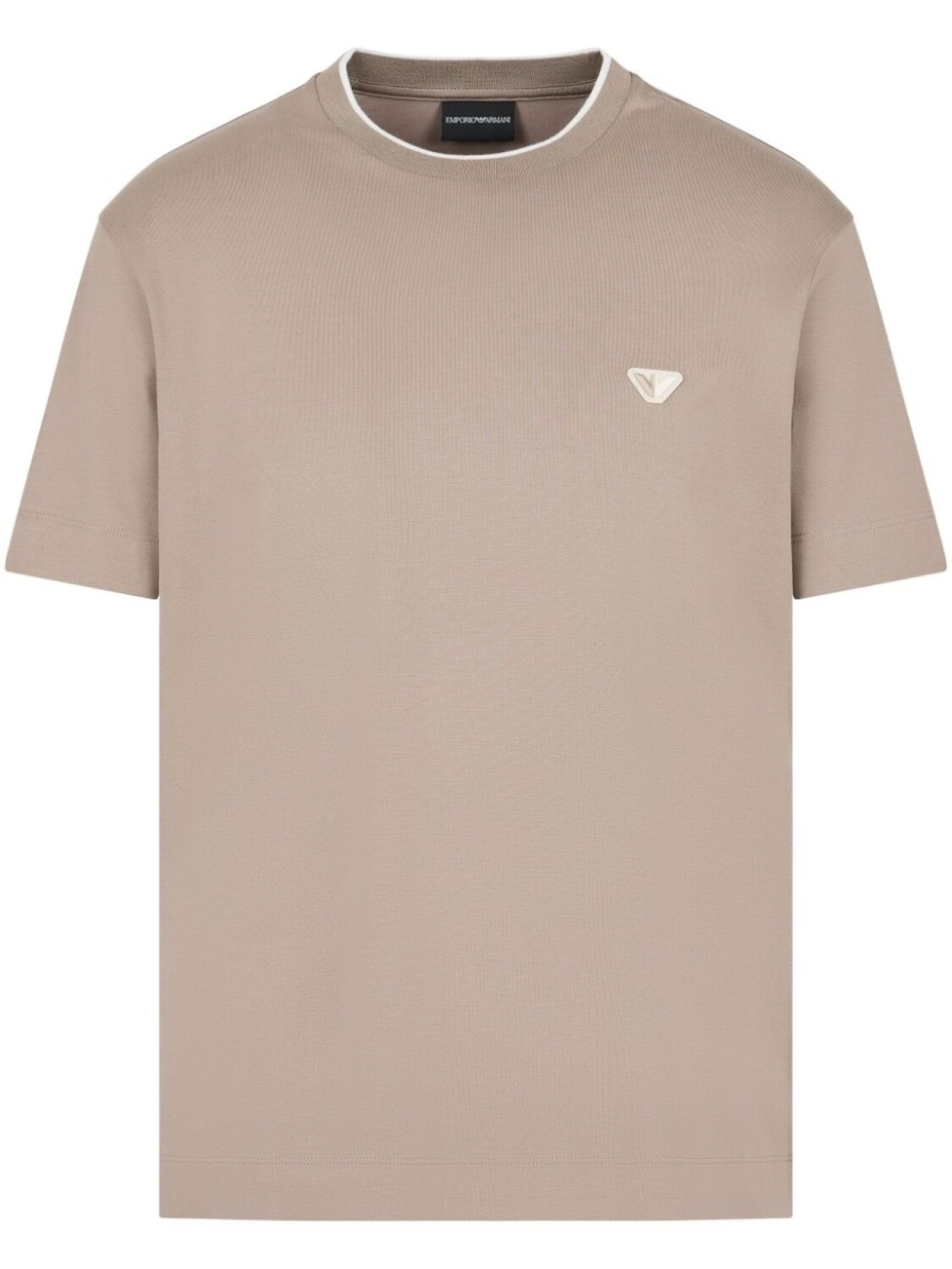 

Emporio Armani футболка с логотипом, нейтральный цвет