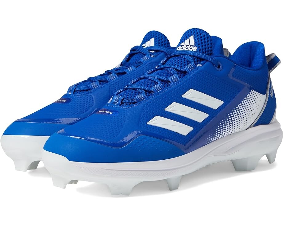 акустическая ударная установка pearl rs525sc c royal blue metallic Кроссовки Adidas Icon 7 TPU Baseball Cleats, цвет Team Royal Blue/Silver Metallic/White