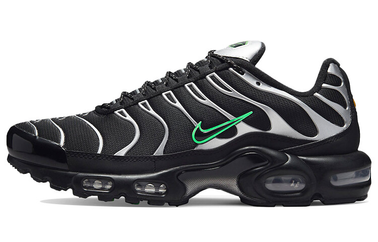 

Nike Air Max Plus Черный Зеленый Страйк Серебристый Металлик (GS)