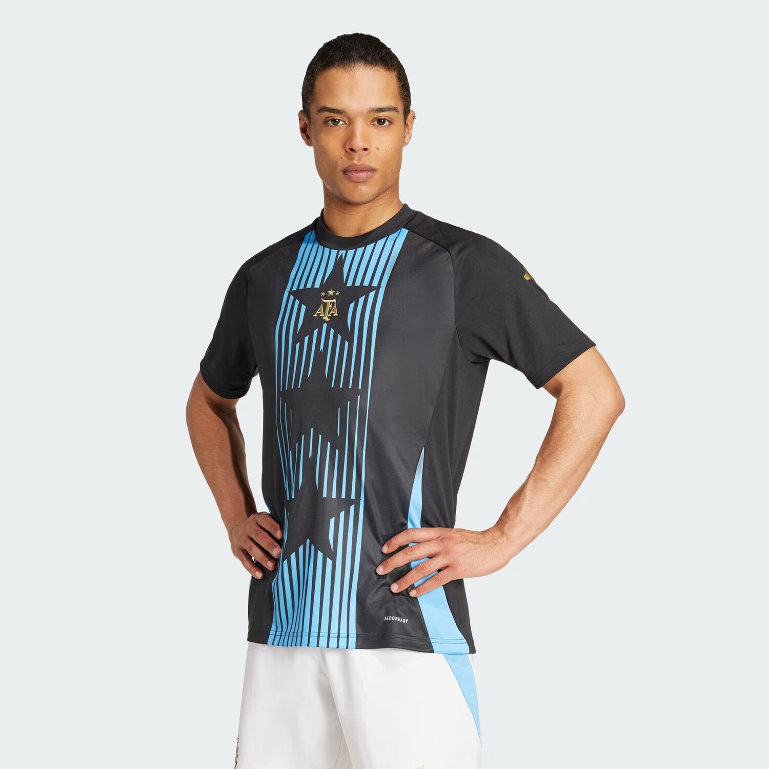 

Предматчевая майка Аргентины Adidas, цвет Black/Blue Burst