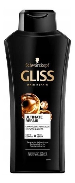 

Gliss, Ultimate Repair Shampoo, Восстанавливающий шампунь для сильно поврежденных и сухих волос, 700мл