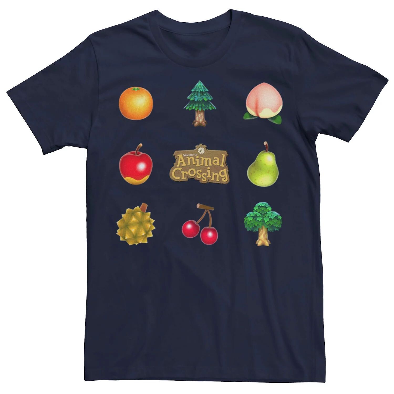 

Мужская футболка с логотипом Animal Crossing Items Found Title Licensed Character