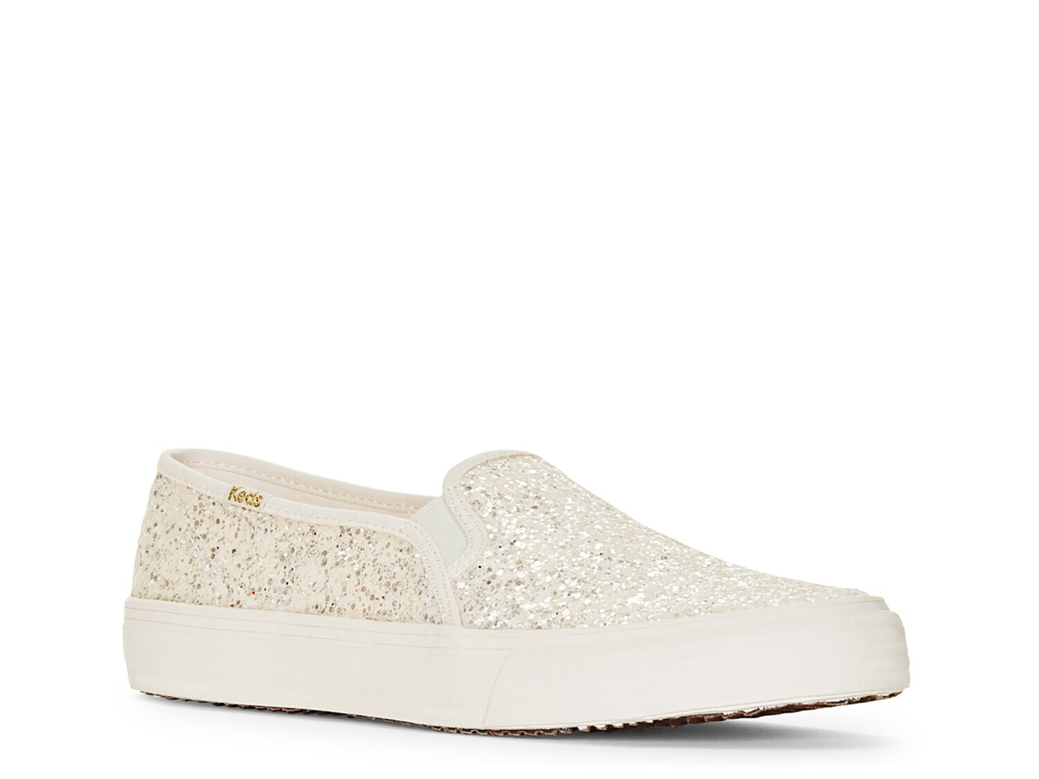 

Кроссовки-слипоны женские Keds Double Decker, кремовый / золотой, Бежевый, Кроссовки-слипоны женские Keds Double Decker, кремовый / золотой