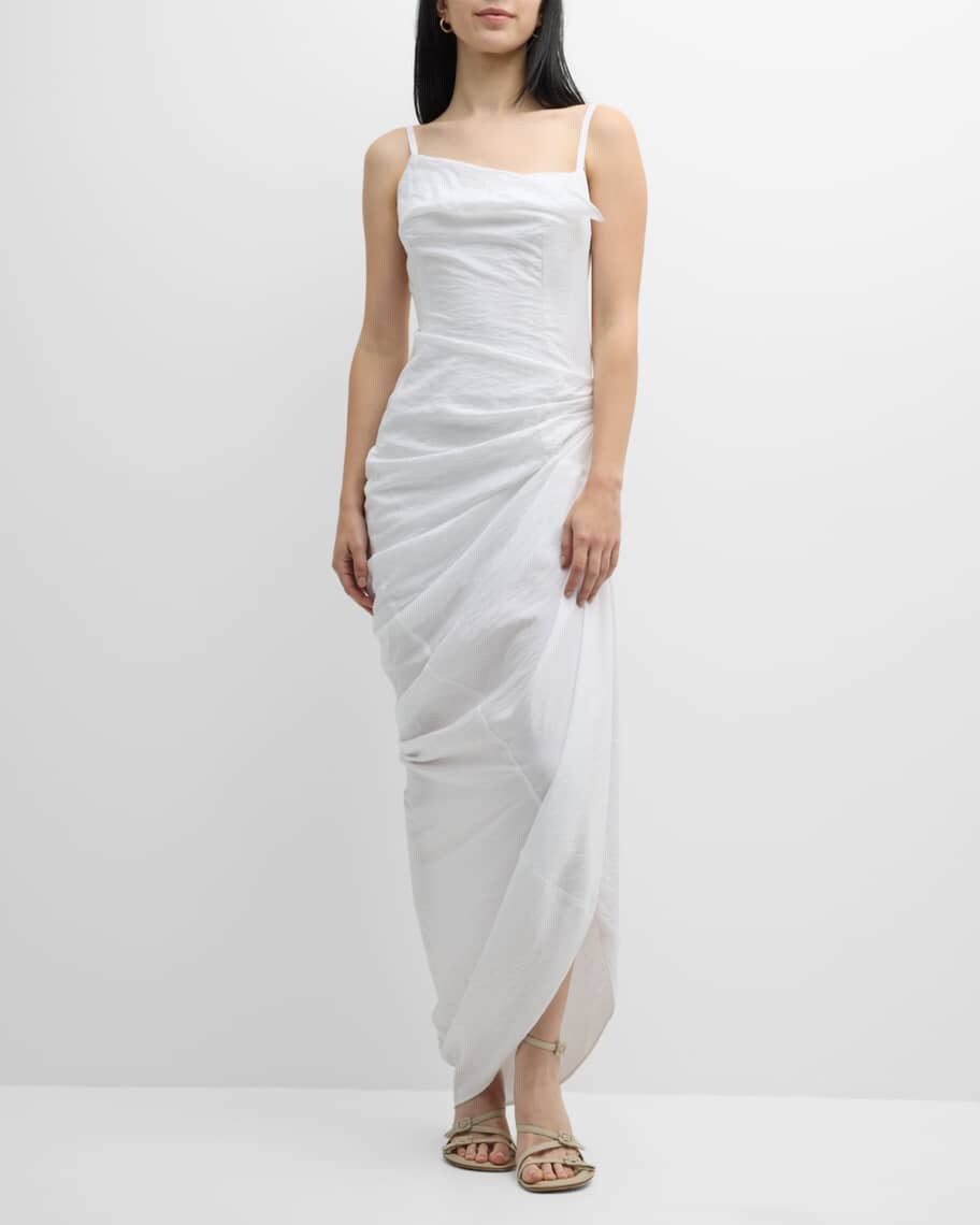 

Платье макси La Robe Saudade Longue с рюшами Jacquemus
