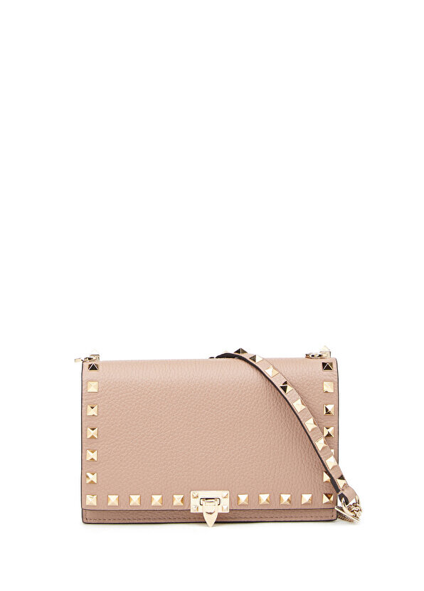 

Женская кожаная сумка rockstud powder Valentino Garavani