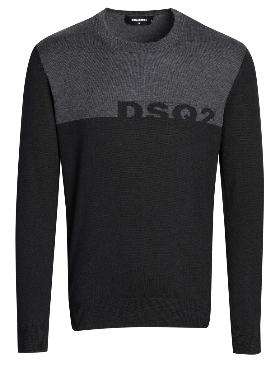 

Пуловер Dsquared2, черный/серый