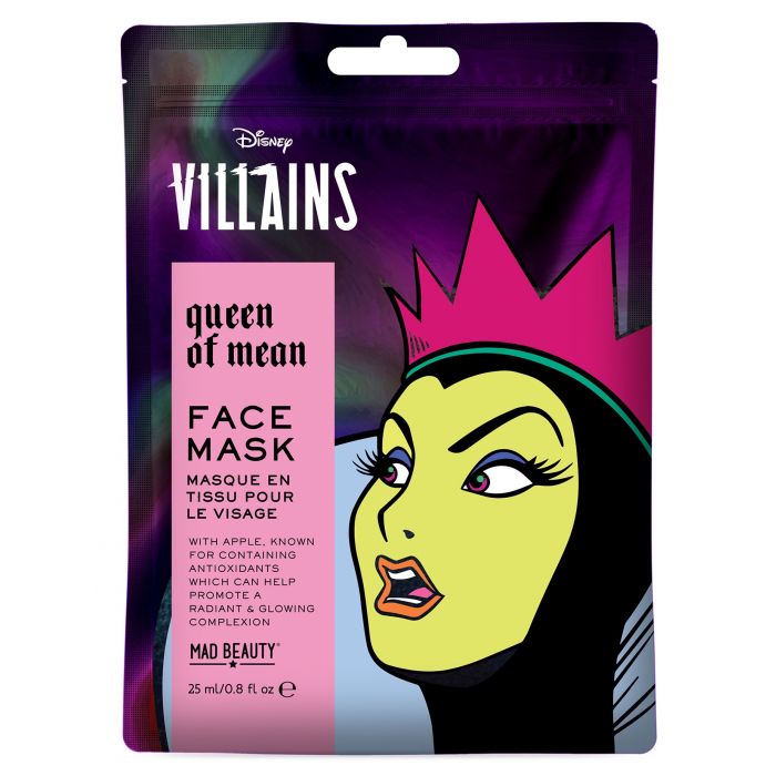 Маска для лица Mascarilla Facial Villanas Disney Reina Malvada Mad Beauty, 25 ml маска для лица 8 1 8 beauty formula маска антиоксидант для молодой чувствительной кожи
