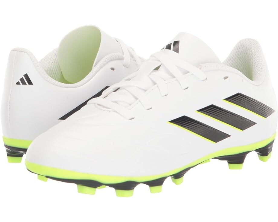 

Кроссовки Adidas Soccer Copa Pure.4 Firm Ground, цвет Footwear White/Core Black/Lucid Lemon