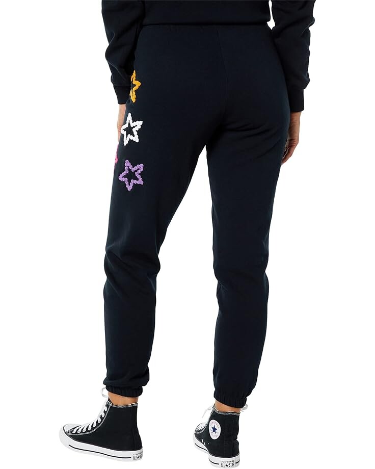 

Брюки Wildfox Celestial Stitches Knox Sweatpants, цвет Clean Black