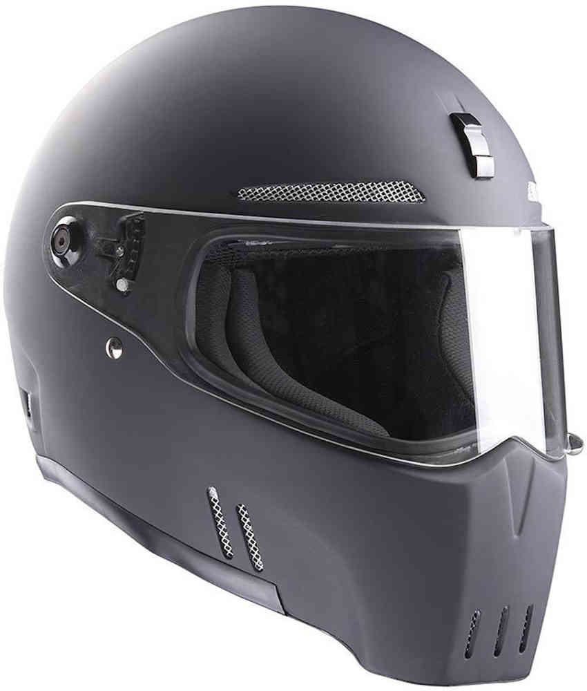 Мотоциклетный шлем Alien II Bandit, черный мэтт