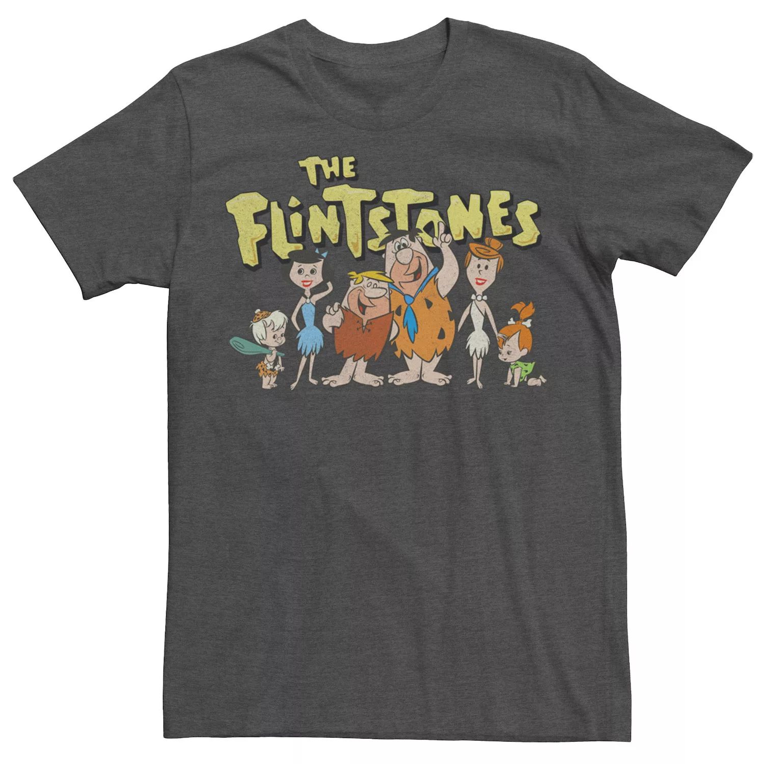 Мужская футболка The Flintstones Meet The Family Portrait Licensed Character цена и фото