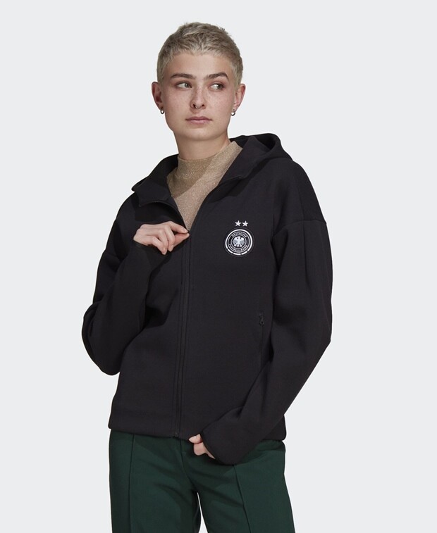 

Куртка с капюшоном adidas, черный