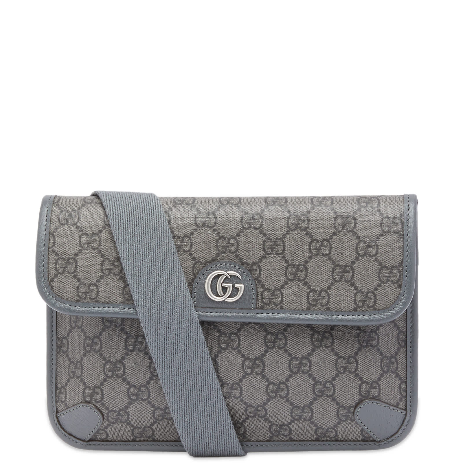цена Поясная сумка Gucci Gg Supreme Jacquard, цвет Grey & Black