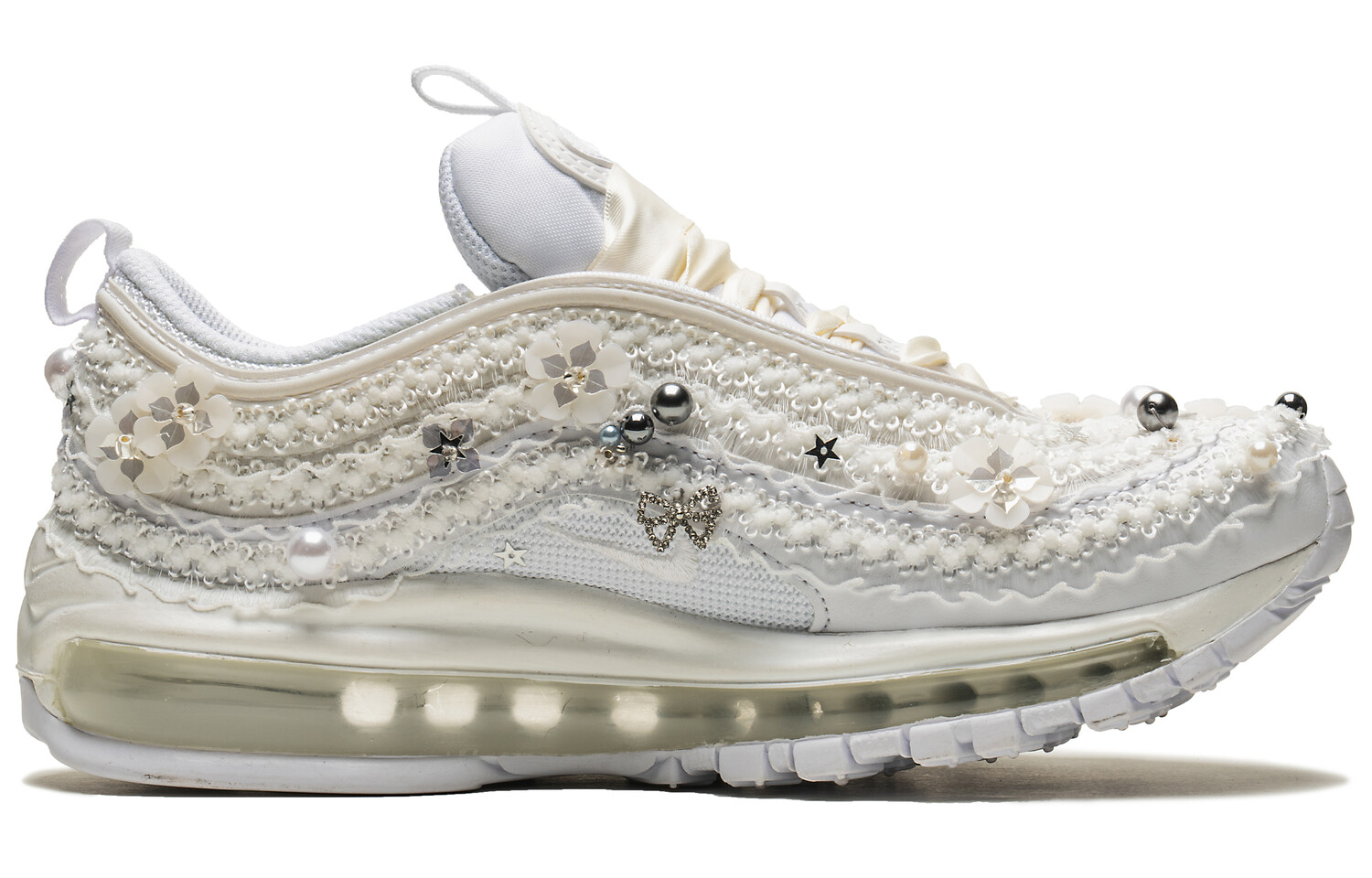 

Кроссовки Air Max 97 женские с низким верхом белого цвета Nike