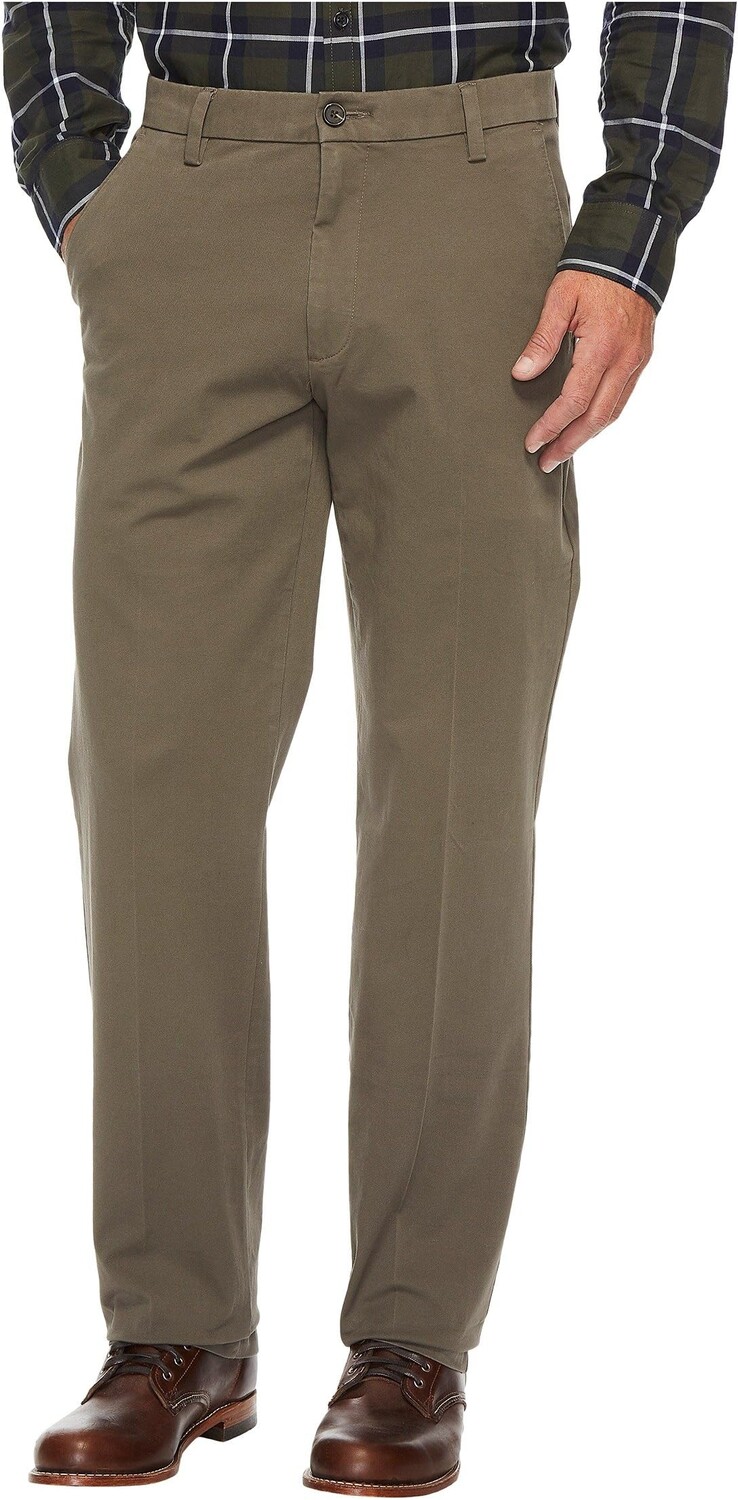 

Брюки прямого кроя цвета хаки Smart 360 Flex Flex Dockers, цвет Dark Pebble