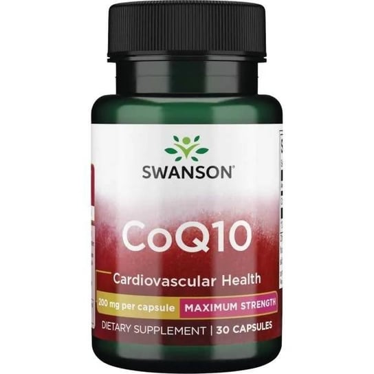 Swanson, Коэнзим Q10, 200 мг, 30 капсул swanson наттокиназа 200 мг 30 капсул