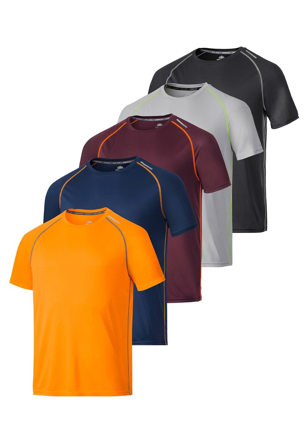 

Футболка базовая PACK 5 FUNKTIONSSHIRTS Nordcap, цвет gemischt
