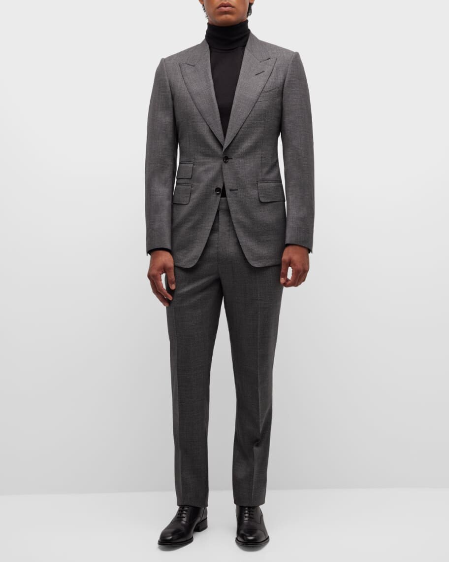 

Мужской костюм Shelton Micro Basketweave TOM FORD
