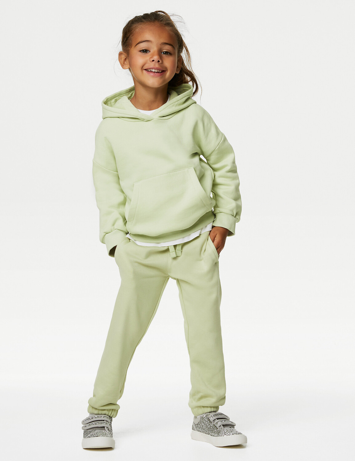 

Джоггеры с высоким содержанием хлопка (2–8 лет) Marks & Spencer