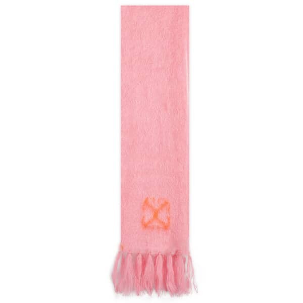 

Шарф из мохера Off-White, розовый