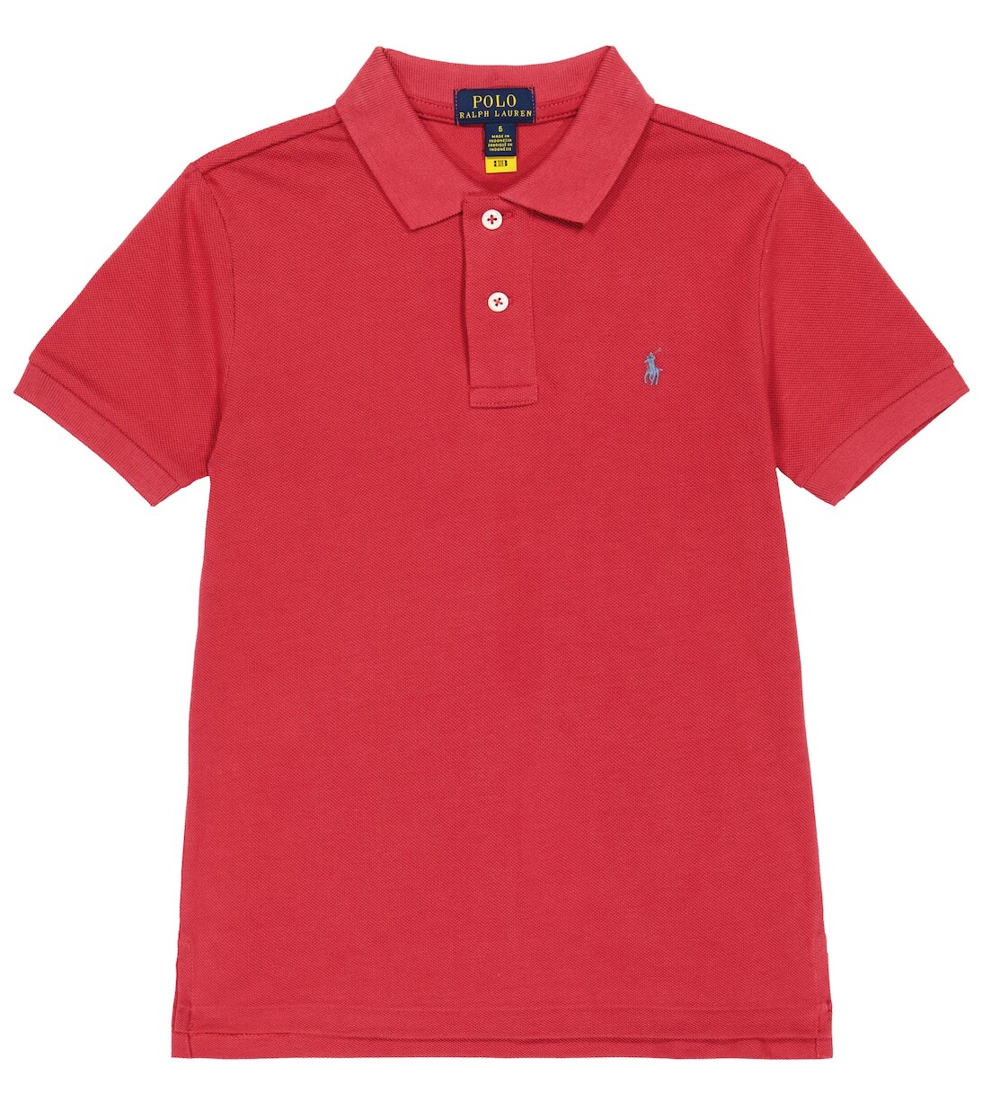 

Рубашка-поло из хлопкового пике Polo Ralph Lauren, красный