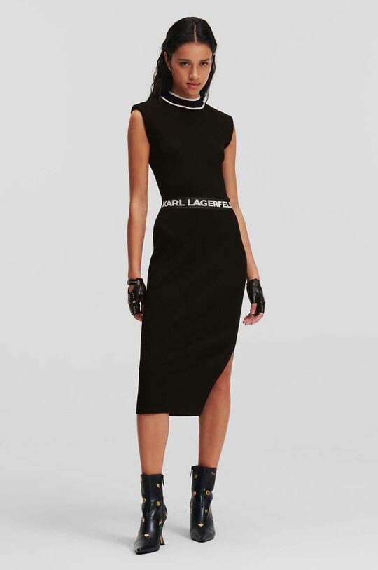 

Платье Карла Лагерфельда Karl Lagerfeld, черный