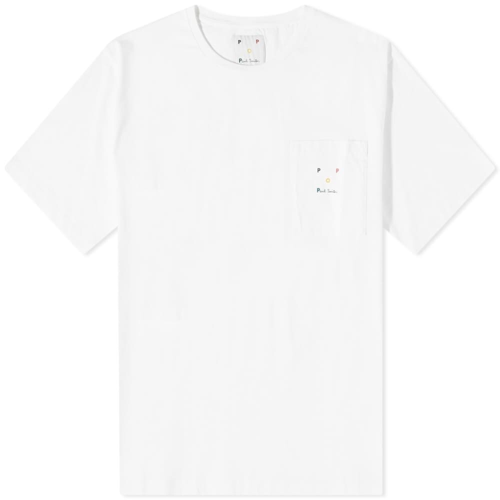 

Футболка с вышивкой Pop Trading Company x Paul Smith, белый