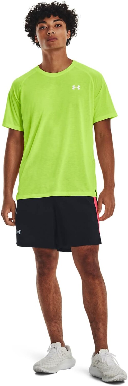 

Стрикер с коротким рукавом Under Armour, цвет Lime Surge/Lime Surge/Reflective