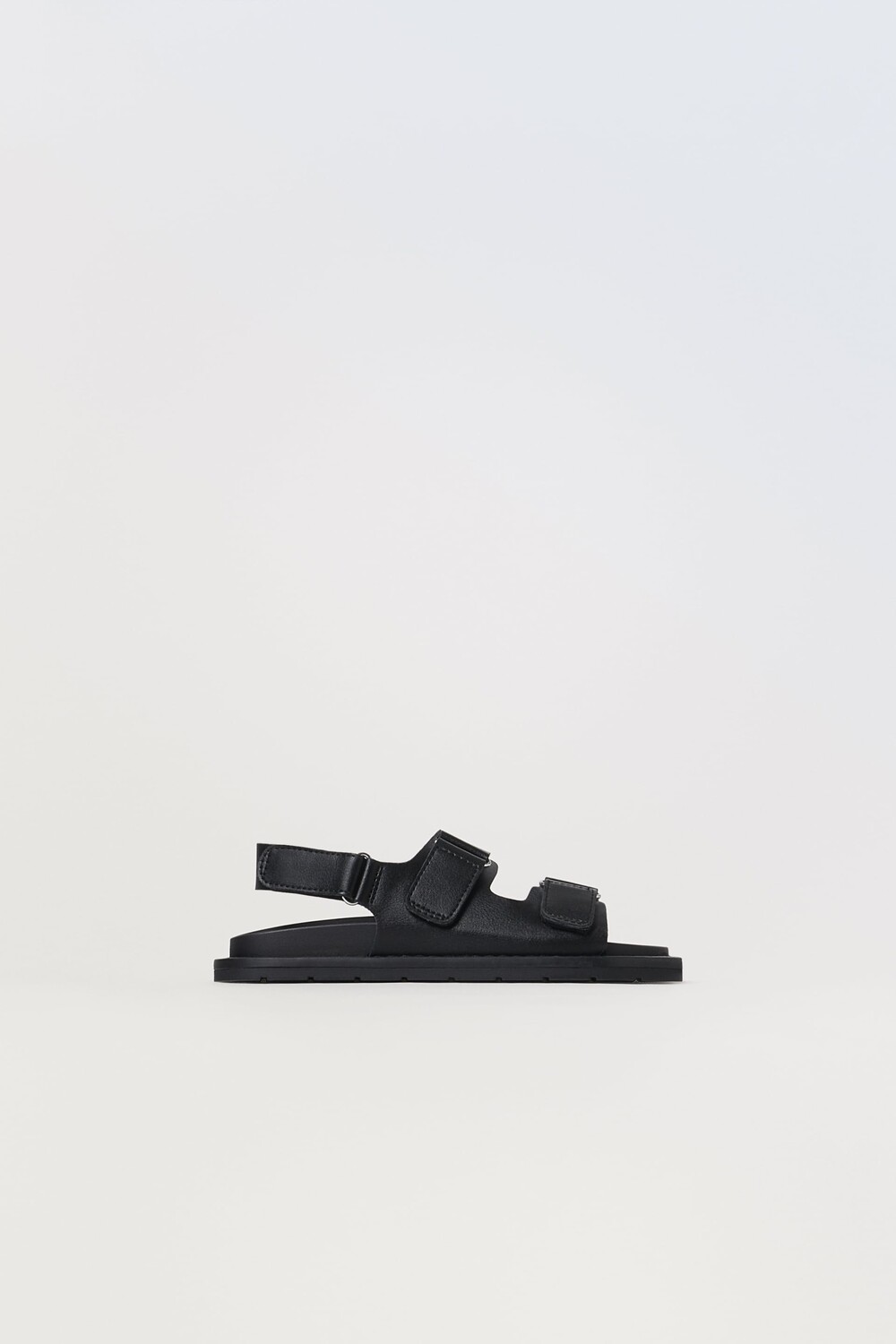 

Сандалии с ремешками Zara, черный