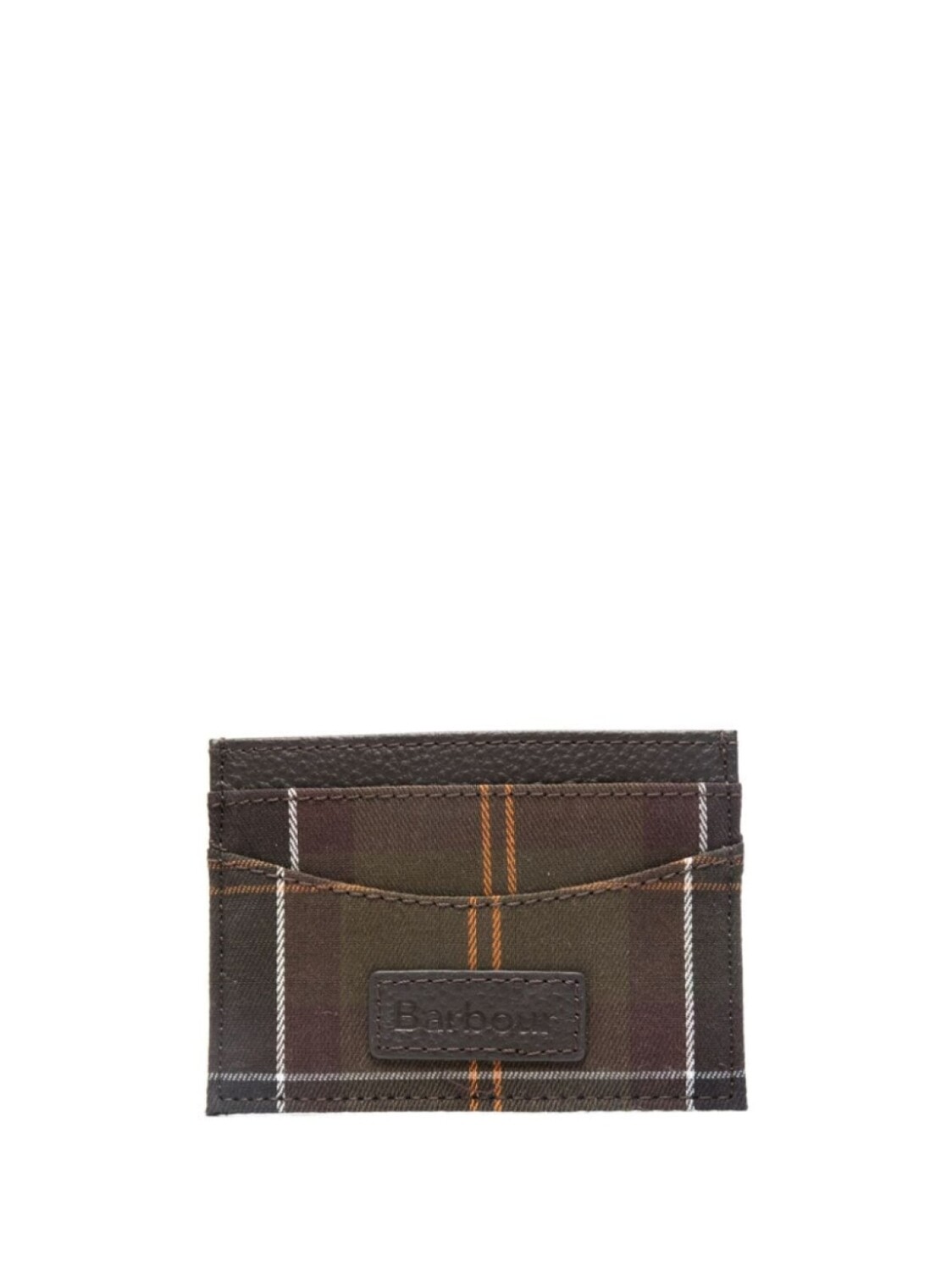 

Картхолдер в клетку тартан с логотипом Barbour, коричневый