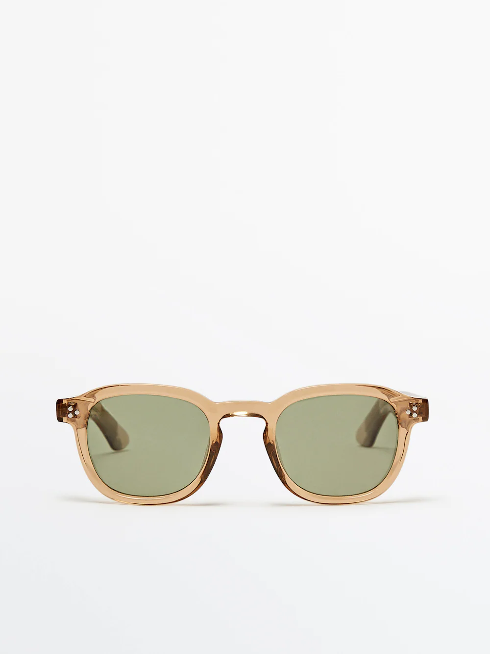 солнцезащитные очки massimo dutti oval изумрудный Прозрачные солнцезащитные очки Massimo Dutti