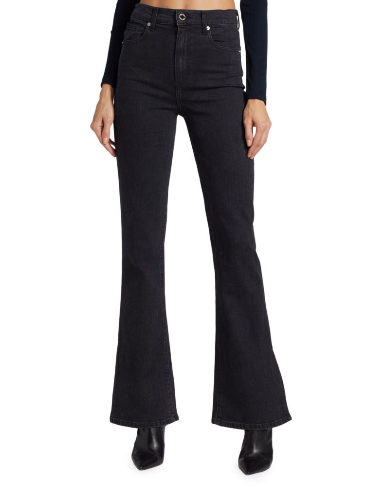 Расклешенные джинсы Stella с высокой посадкой Le Jean, цвет Eclipse расклешенные джинсы с высокой посадкой stella mccartney синий